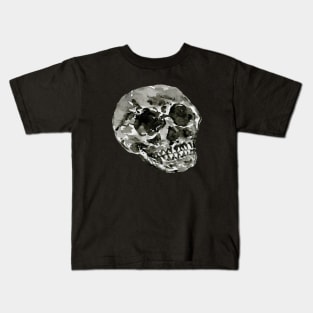 Watercolor Primative Skull Kids T-Shirt